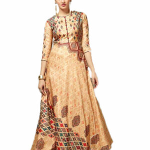 Manipuri Silk Gown Kurti